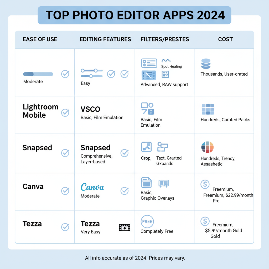 Best IG Photo Editor Apps and Tips for Instagram 2024