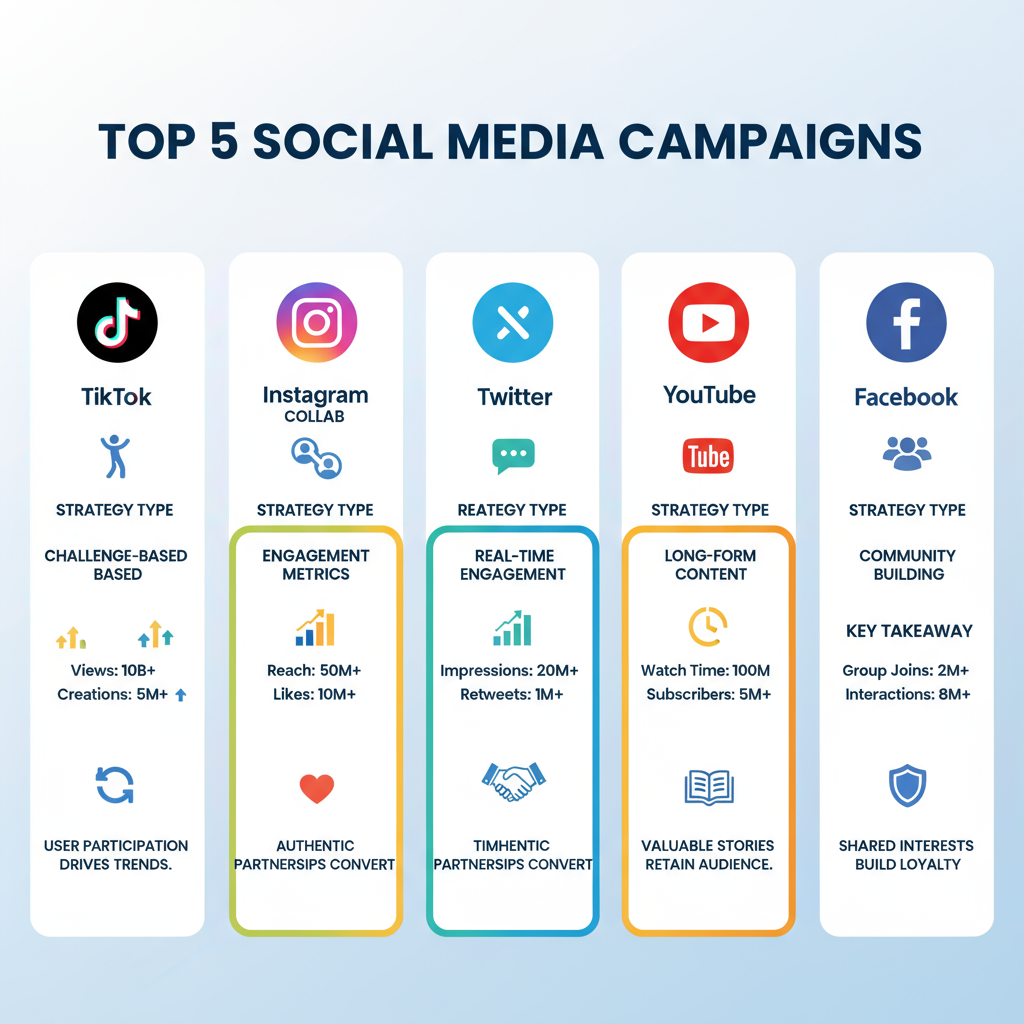 Best Social Media Marketing Campaigns with Key Takeaways