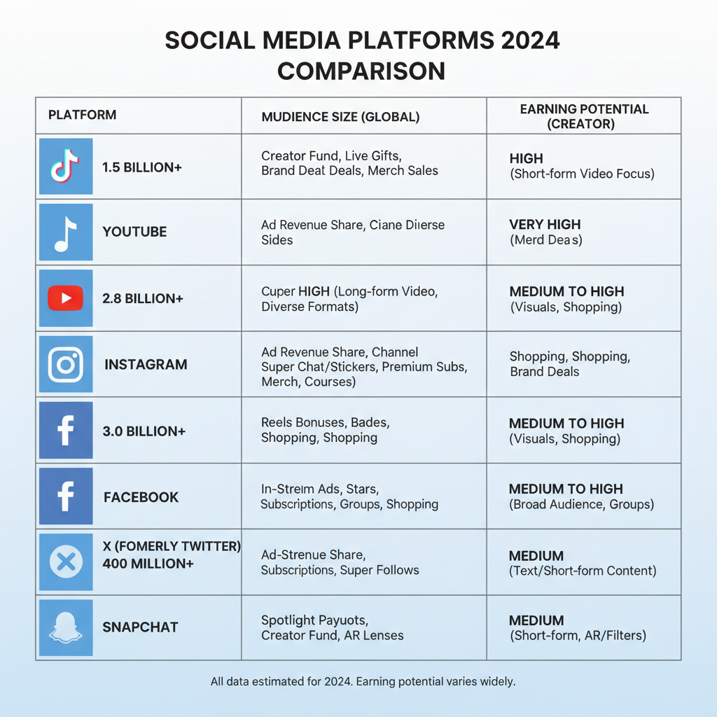 What Is the Best Social Media Platform to Make Money in 2024