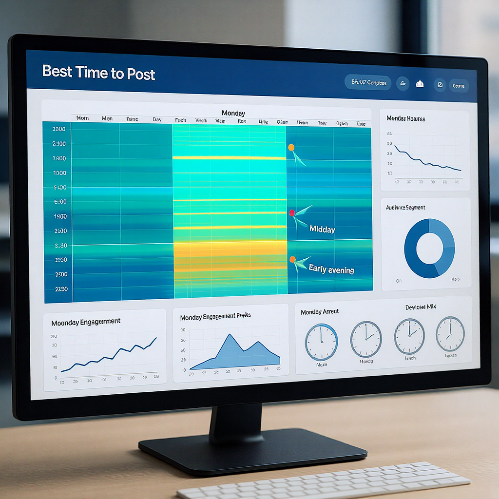 Best Time to Post on Facebook Monday: Data-Backed Time Windows and a 4-Week Testing Plan