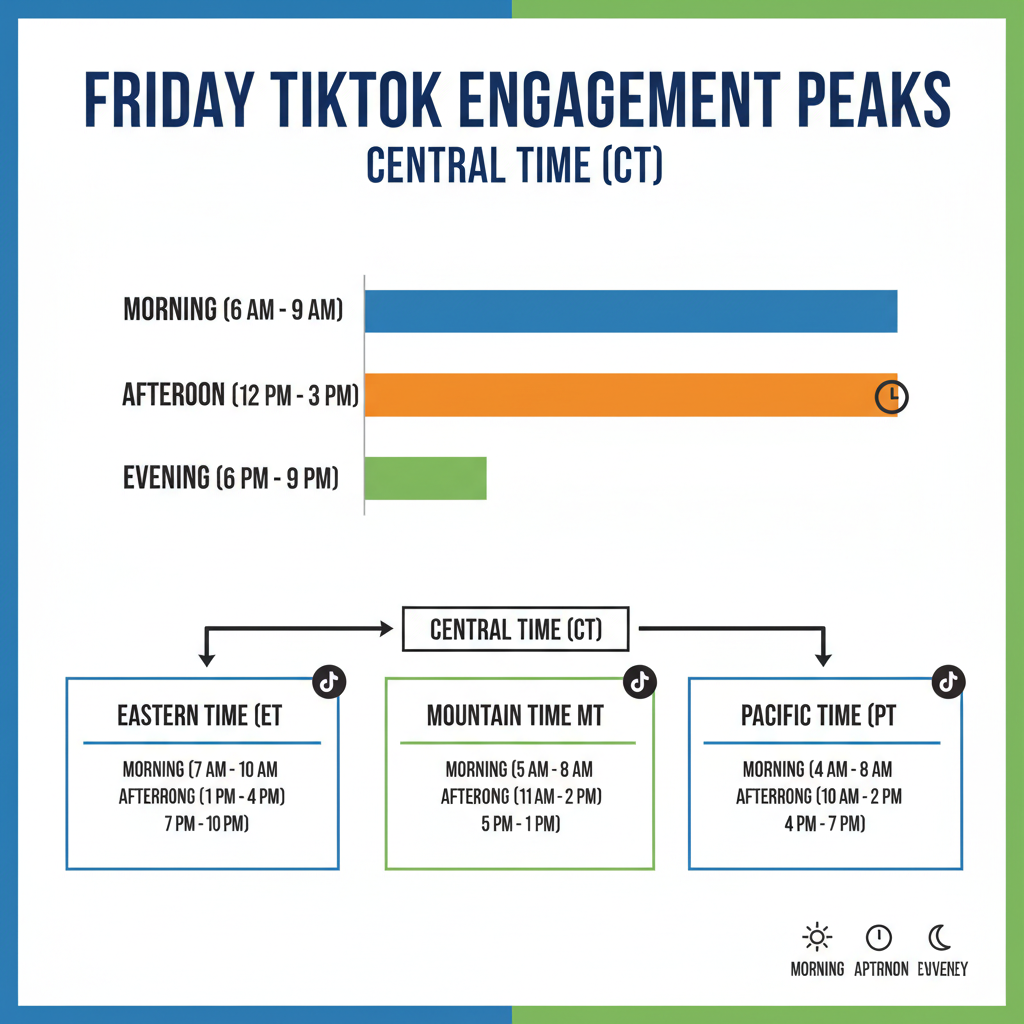 Best Time to Post on TikTok Friday in Central Time
