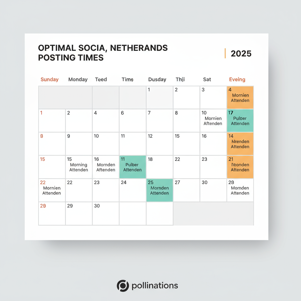 Beste tijden om te posten op TikTok Nederland 2025