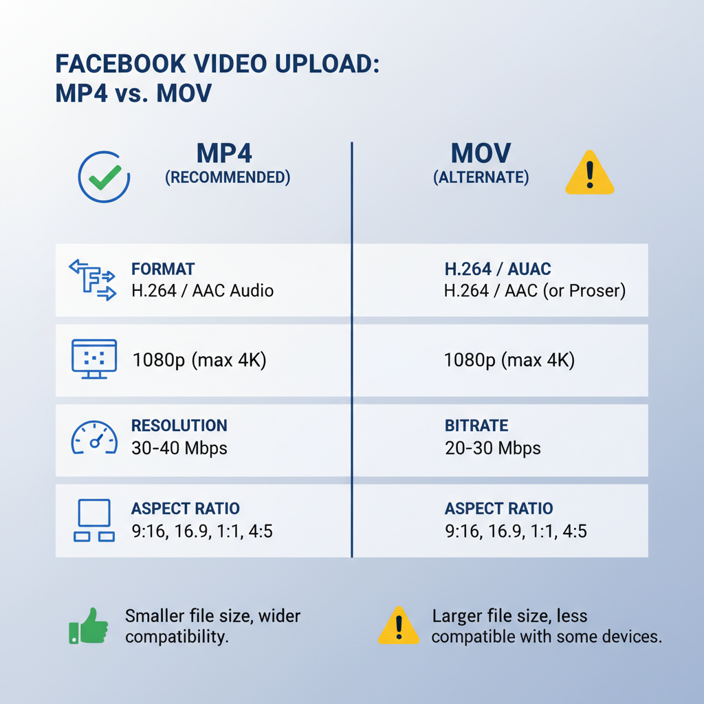 Best Video File Type for Facebook Uploads Explained