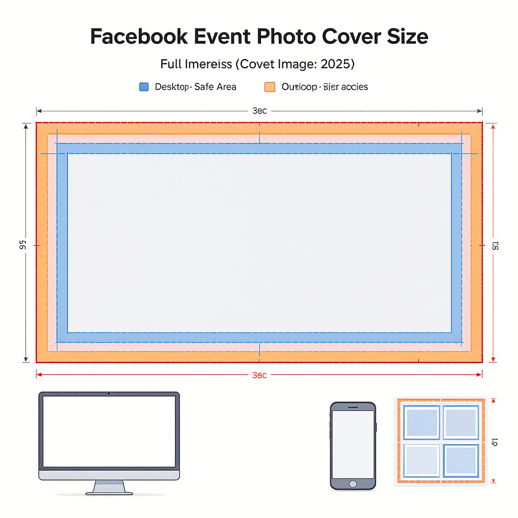 Facebook Event Photo Cover Size (2025): Dimensions, Safe Areas, and Design Tips