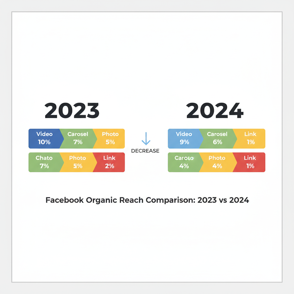Facebook Organic Reach Percentage 2024 and Growth Tips