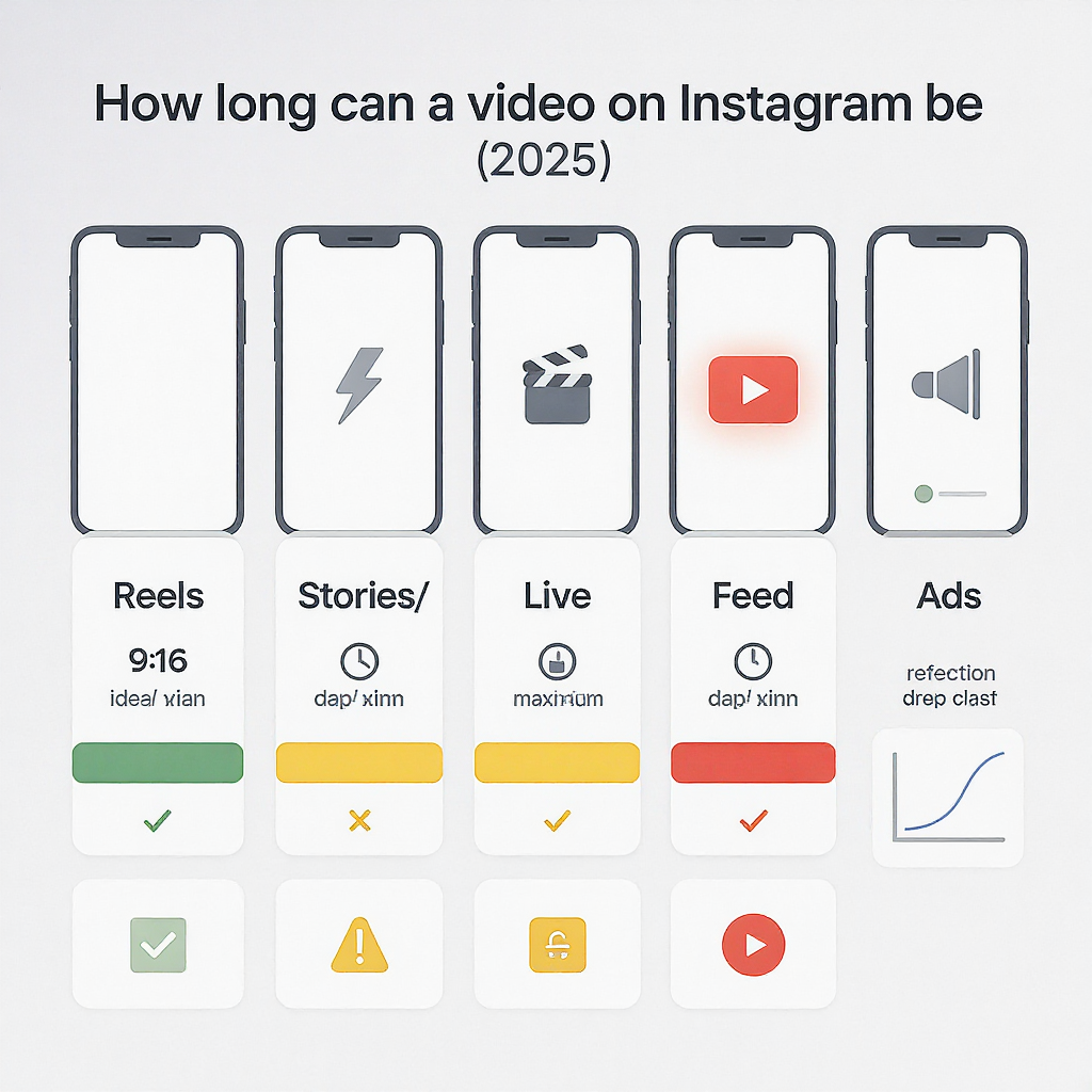 How Long Can a Video on Instagram Be? A 2025 Guide to Reels, Stories, Live, and Ads