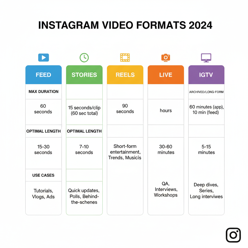 How Long Instagram Videos Can Be Across All Formats 2024