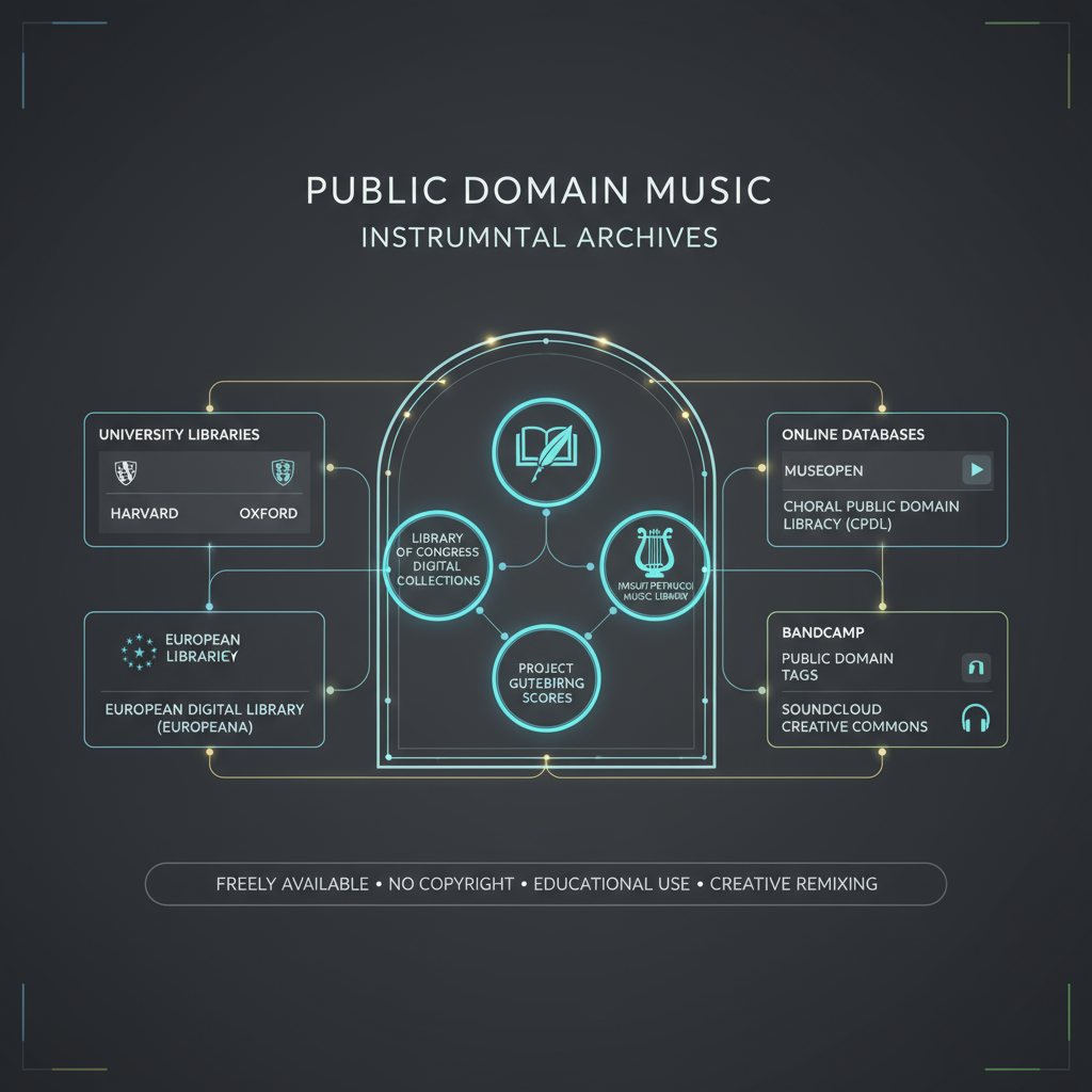 Finding and Using Public Domain Instrumental Music