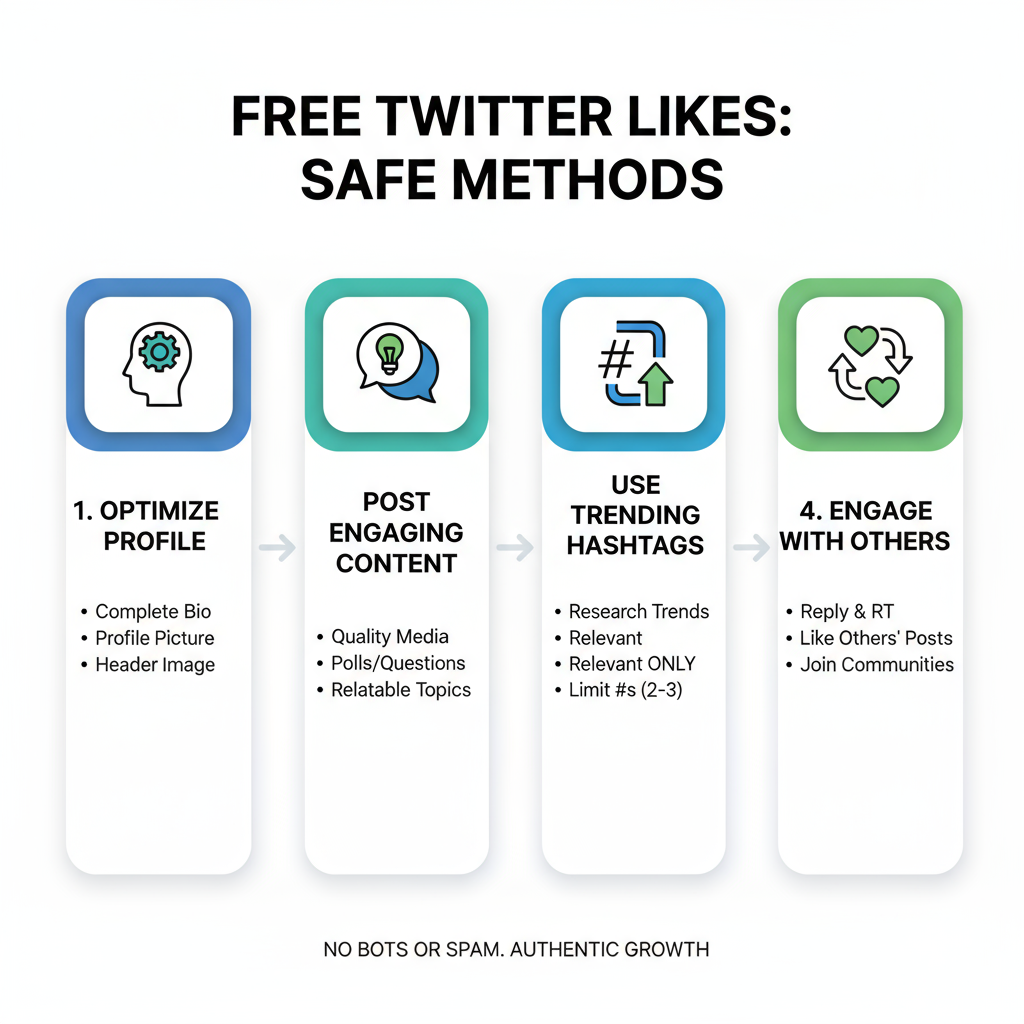 How to Get Free Twitter Likes Safely and Effectively
