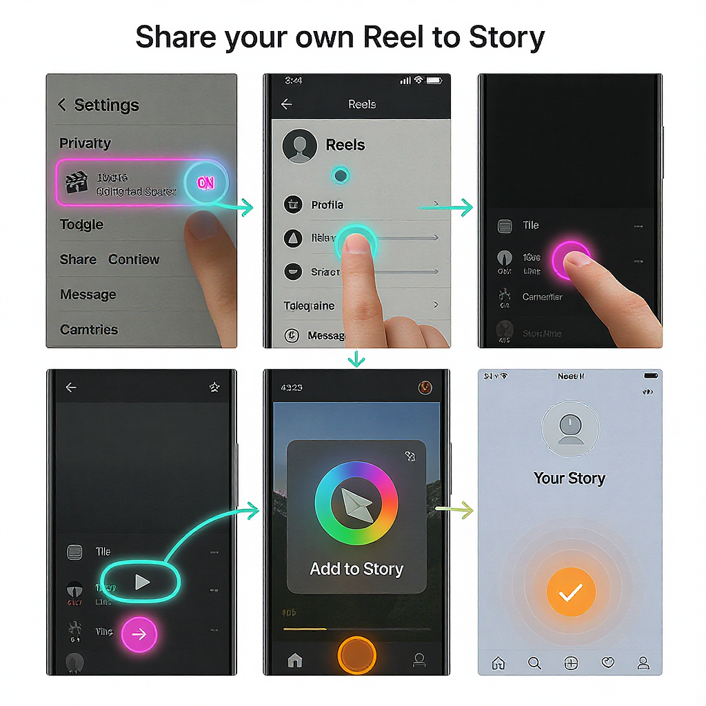 How to Share Reel to Story on Instagram: Step-by-Step Guide (2025)