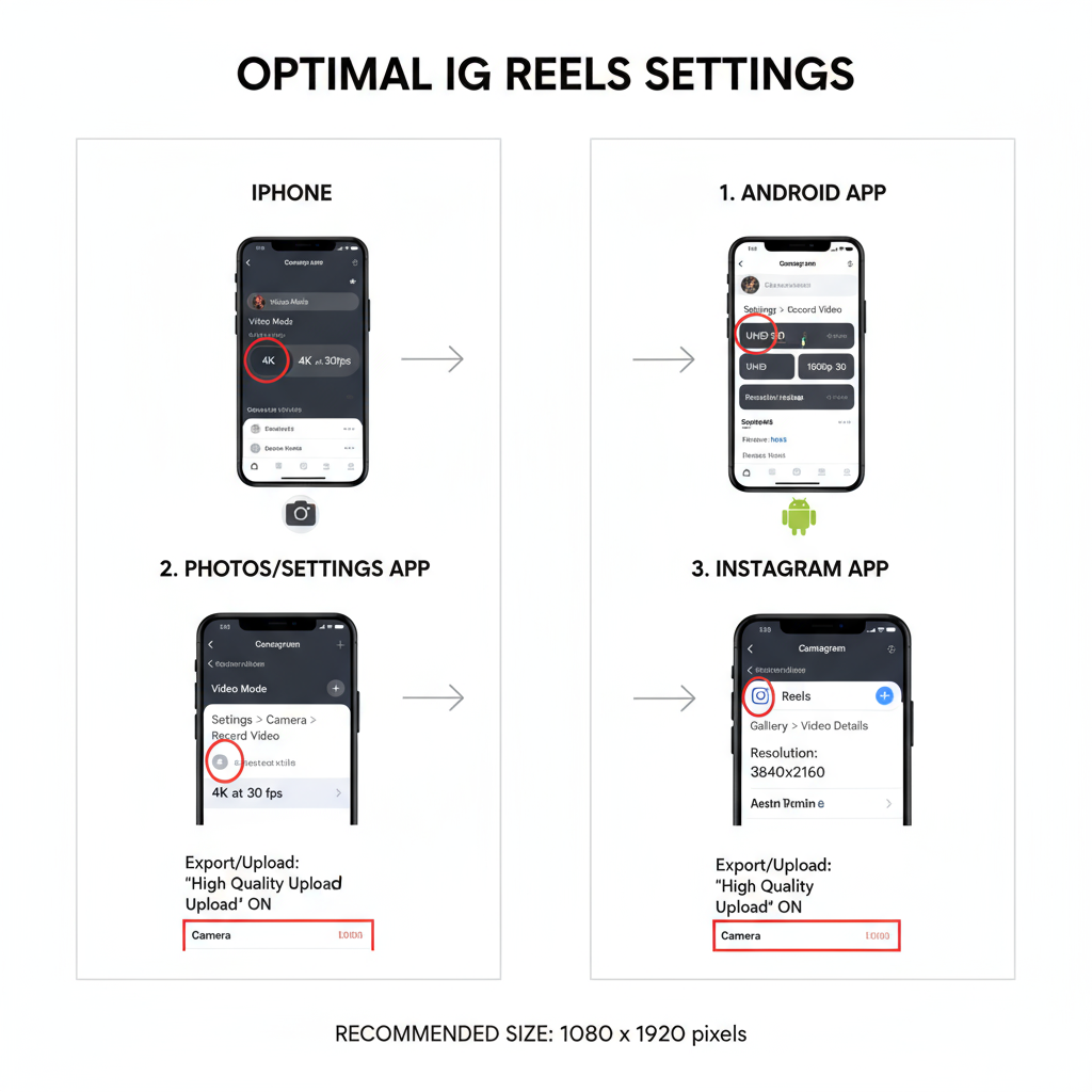 IG Reels Resolution Settings for Best Video Quality