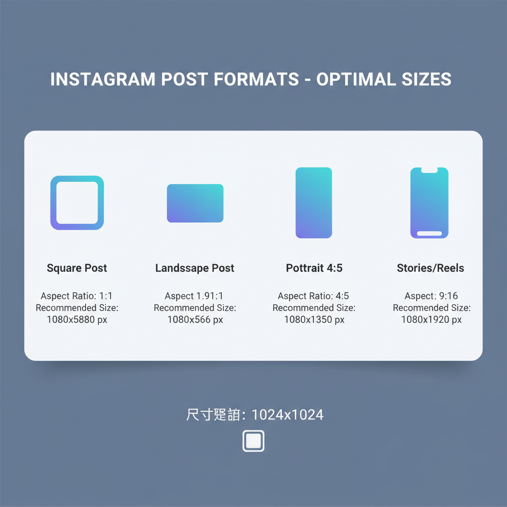 Instagram Post Size in Inches Guide 2024 for All Formats