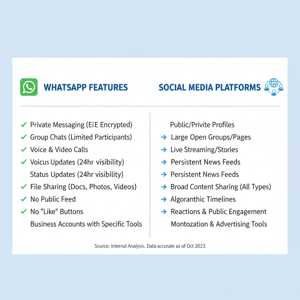 Is WhatsApp Social Media or Just a Messaging App