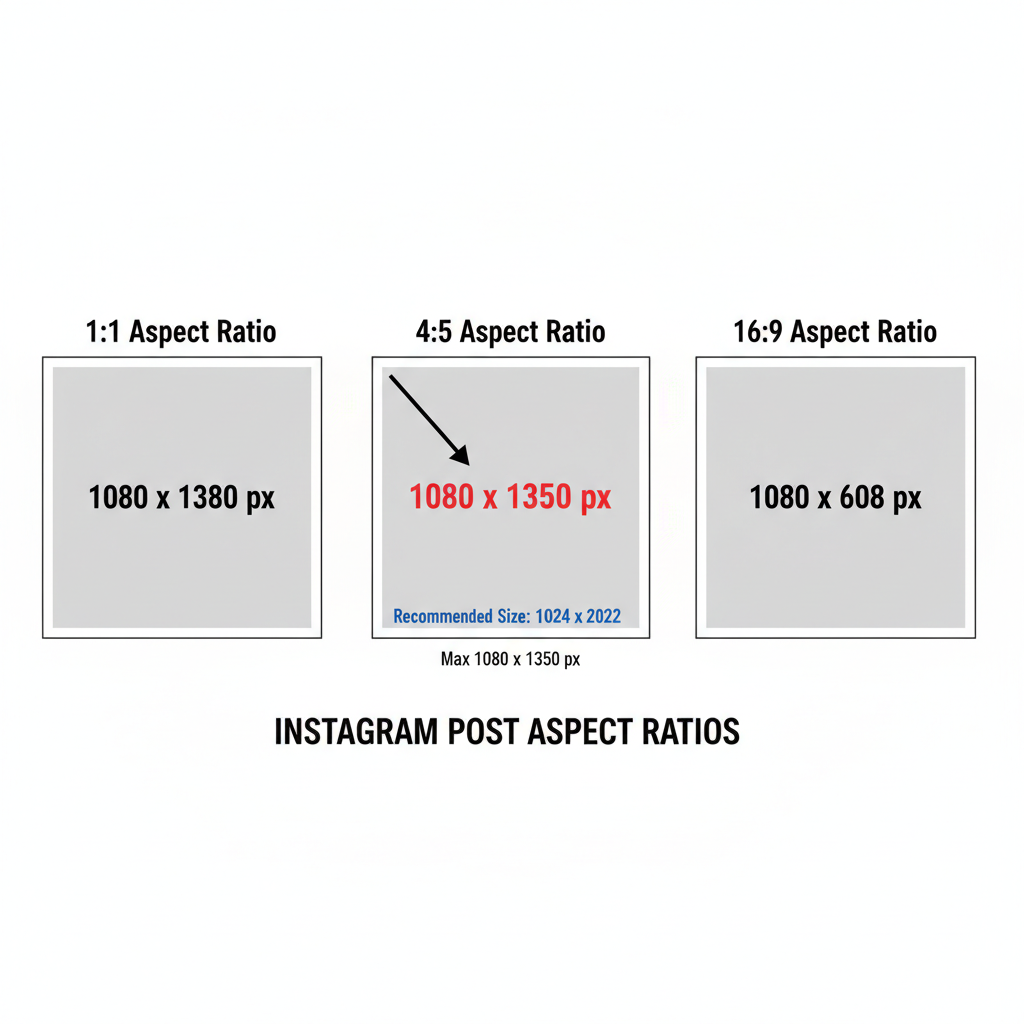 1080 x 1350 Size Guide for Instagram Posts