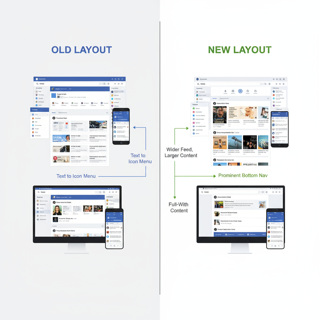 Optimizing the New Facebook Layout for Higher Engagement