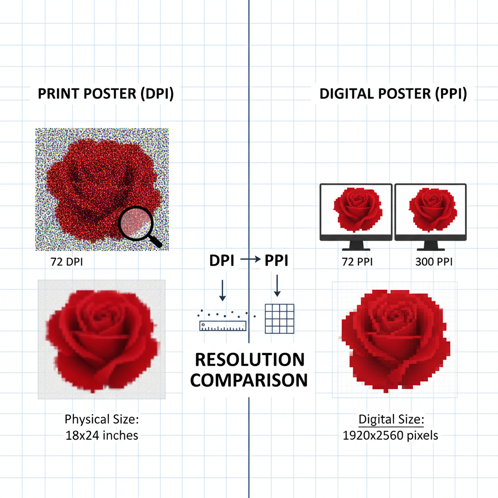 Poster Size in Px for Digital and Print Design Guide