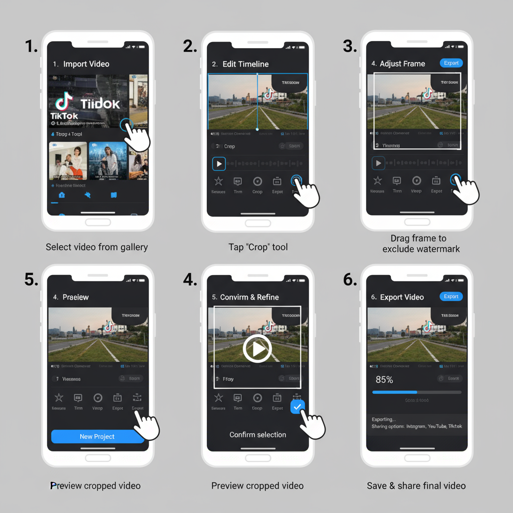 Remove TikTok Watermark Without Link Step-by-Step Guide