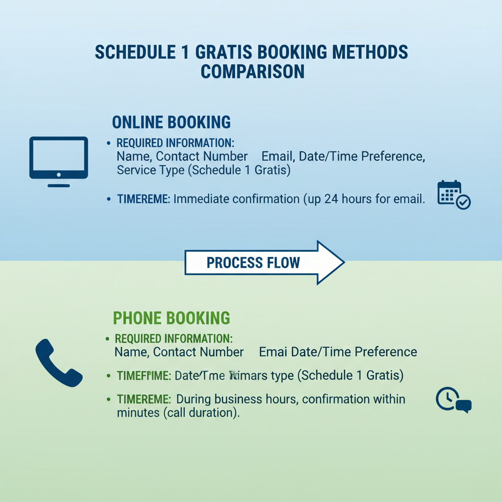 Schedule 1 Gratis Appointment Booking Guide
