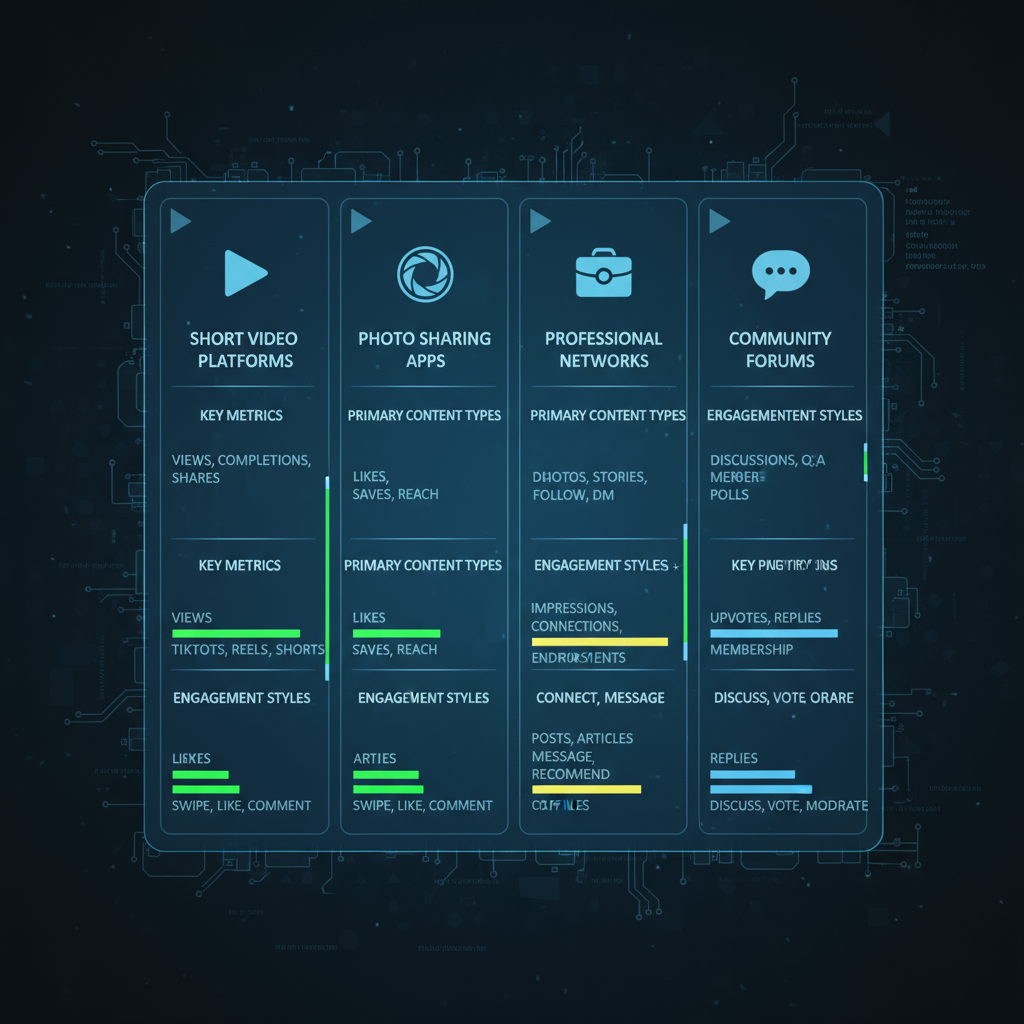 Types of Social Media Categories and How to Use Them