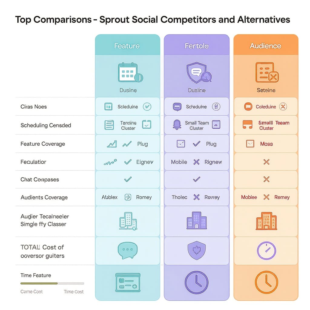 Top Sprout Social Competitors and Alternatives: Features, Pricing, and Best Picks