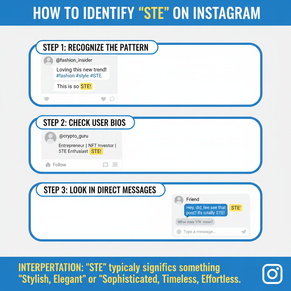 STE Meaning in Instagram Slang and How to Use It