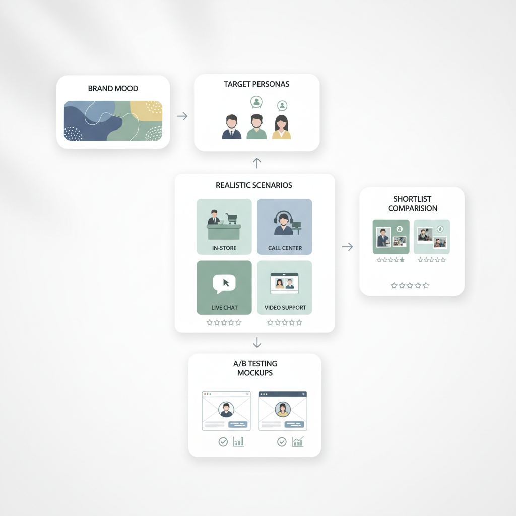 How to Choose Stock Photos for Customer Service Branding