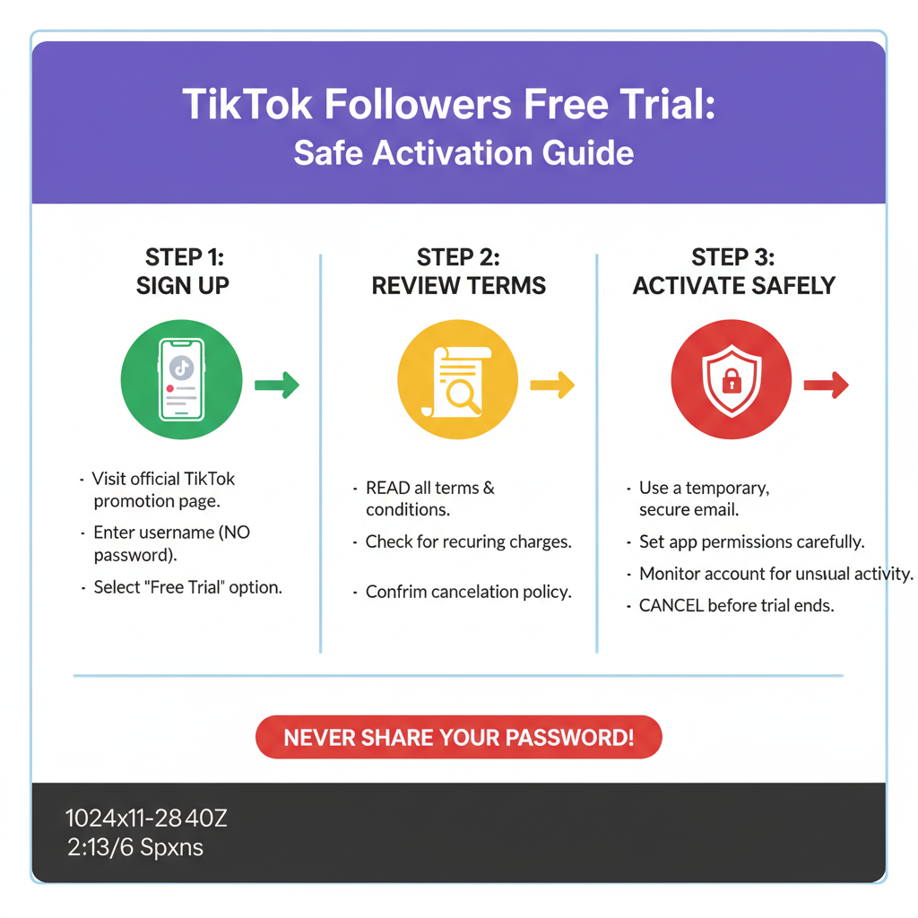 Safe Ways to Use a TikTok Followers Free Trial