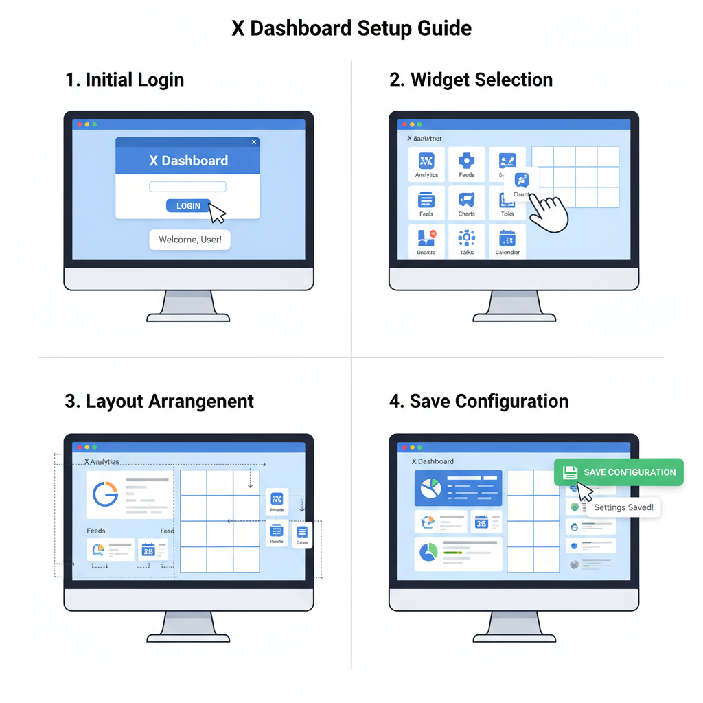 X Dashboard Setup and Customization for Data Visualization
