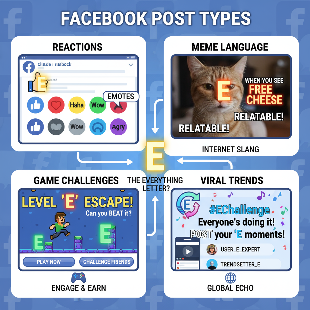What Does E Mean on a Facebook Post Explained