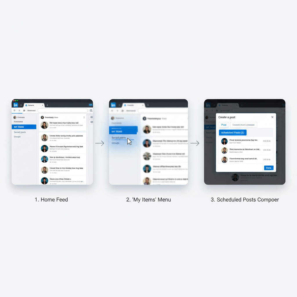 Find and Manage Scheduled Posts on LinkedIn