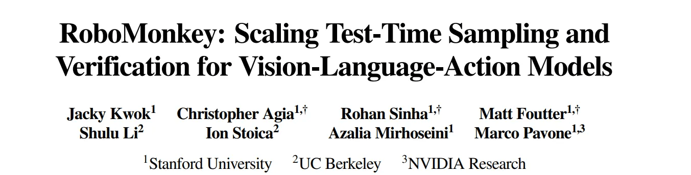 Stanford, NVIDIA, and Berkeley Propose Embodied Test-Time Scaling Law