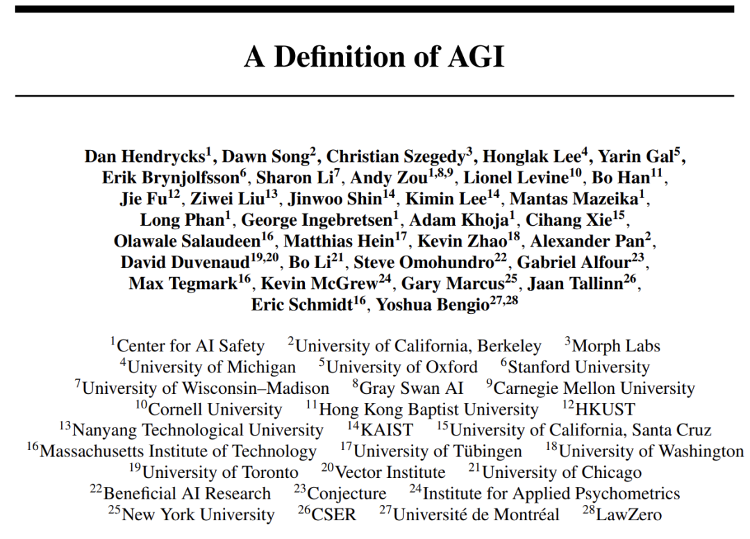 According to Bengio’s New AGI Definition, GPT-5 Has Achieved Less Than 10%
