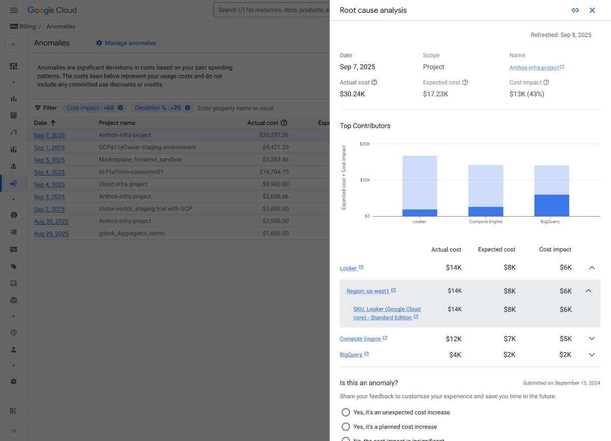 Cost Anomaly Detection GA Release