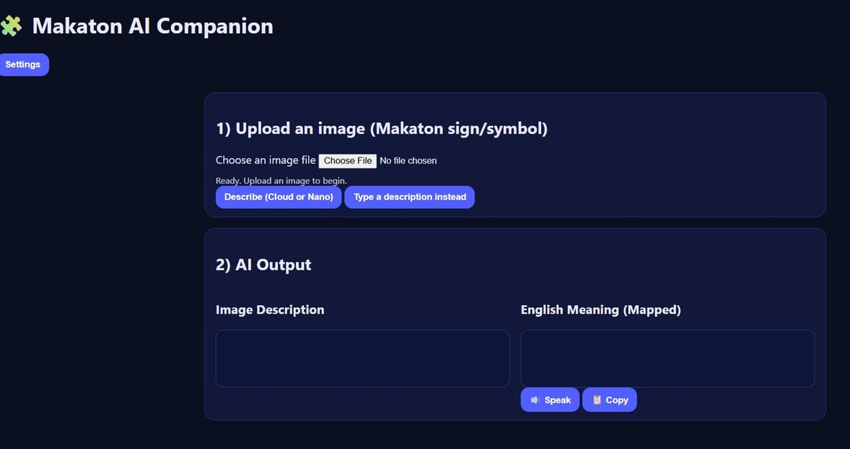 Building a Makaton AI Assistant with Gemini Nano and Gemini API