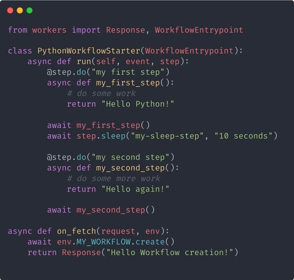Cloudflare Workflows Adds Python Support to Boost High-Reliability AI Pipelines