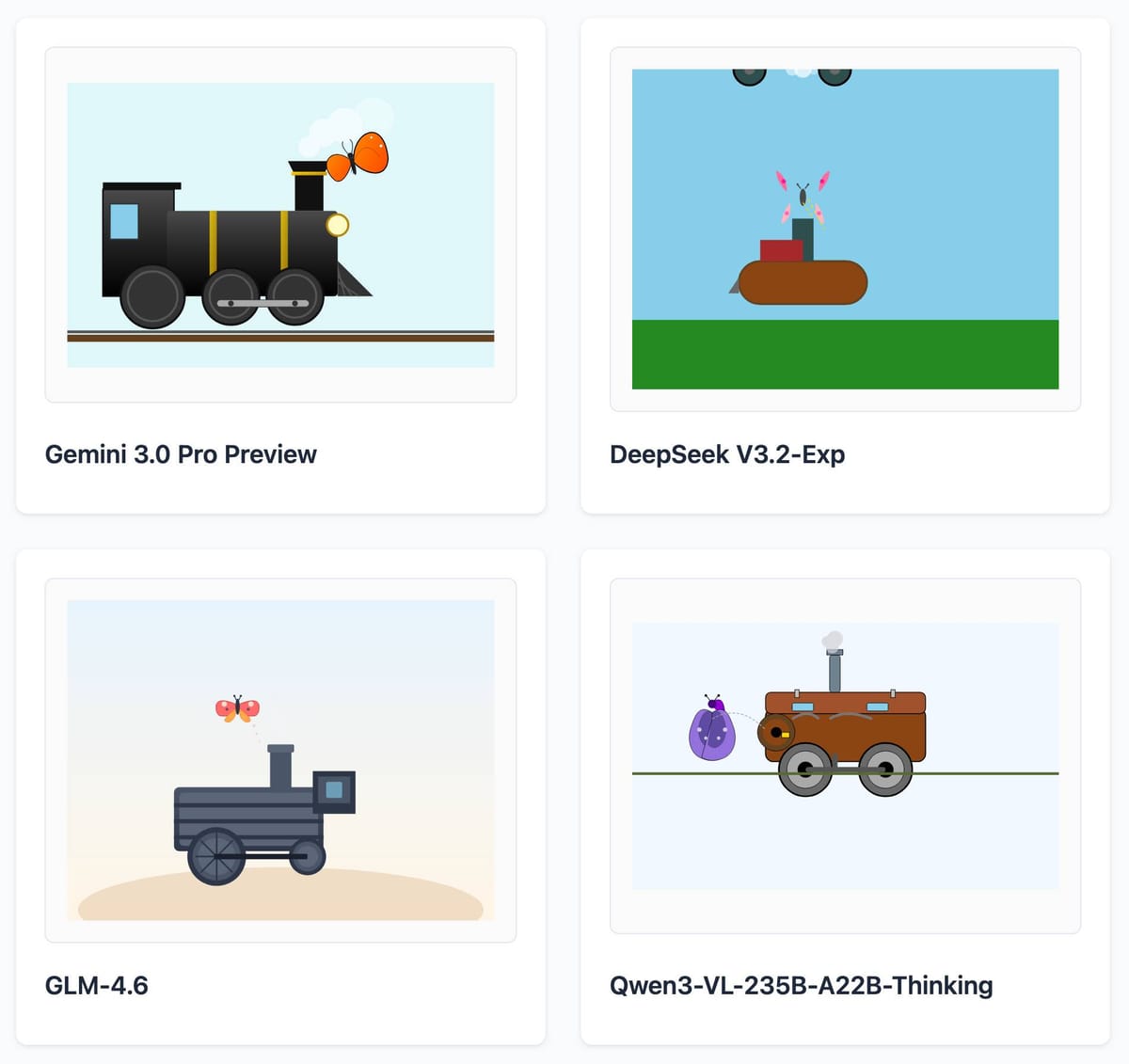 Translate the following blog post title into English, concise and natural. Return plain text only without quotes.

LLM SVG 生成基准测试