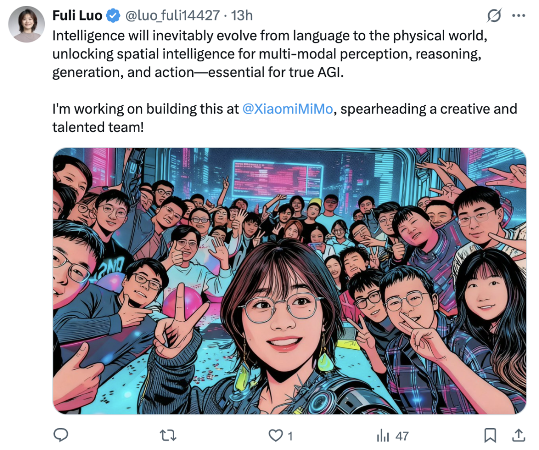 Luo Fuli Takes Center Stage at Xiaomi in First Public Announcement Since Leaving DeepSeek