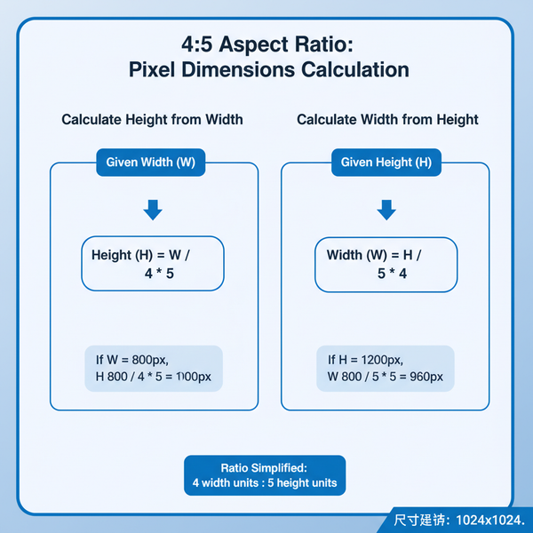 4:5 Size in Pixels for Photography and Social Media
