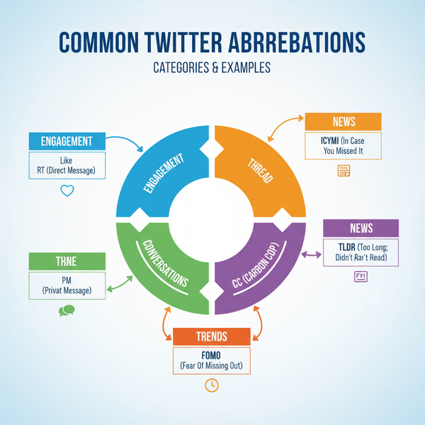 Popular Abbreviations for Twitter and Their Meanings