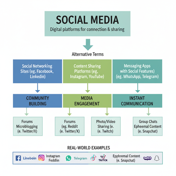 Other Terms for Social Media and Their Common Uses