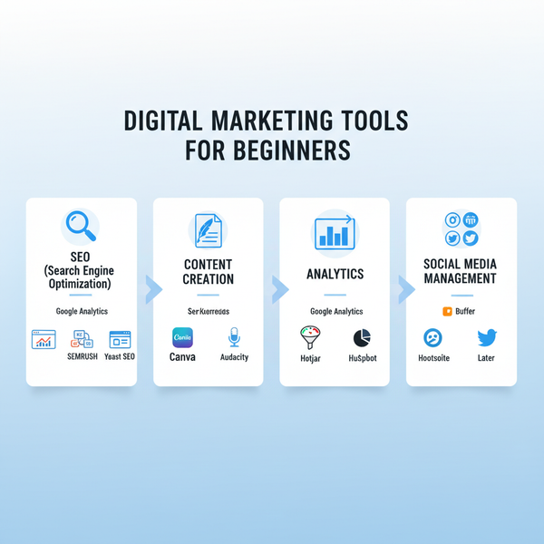 Top Digital Marketing Tools for Beginners in 2024