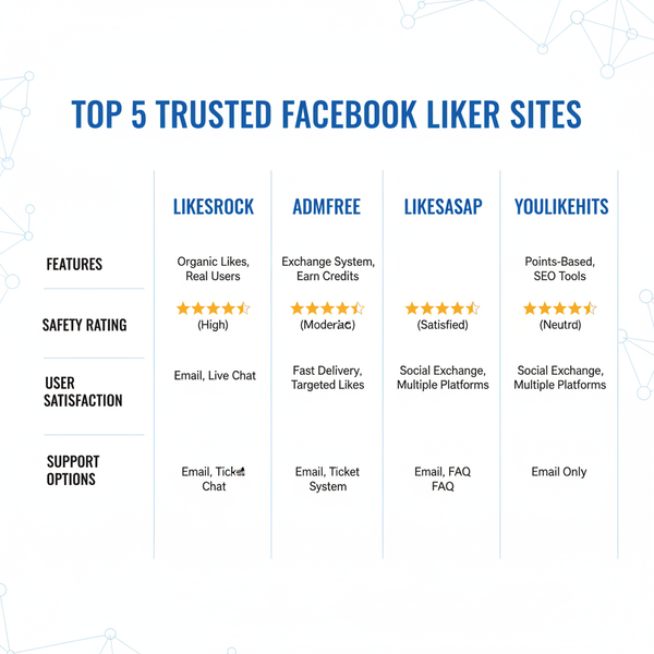 Top Safe Facebook Liker Sites to Increase Engagement