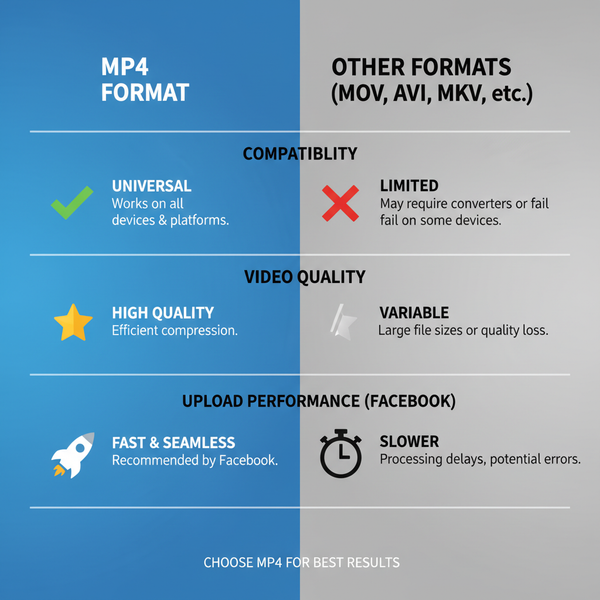 Best File Format for Facebook Video with MP4 Settings