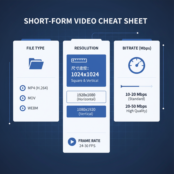 Best Format for Short Form Videos on TikTok, Reels, Shorts