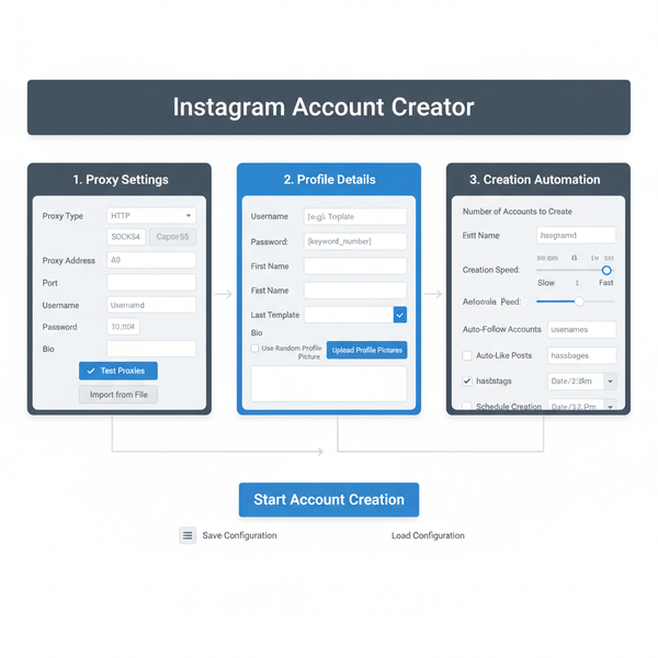 Top Instagram Account Creator Software for Marketers 2024