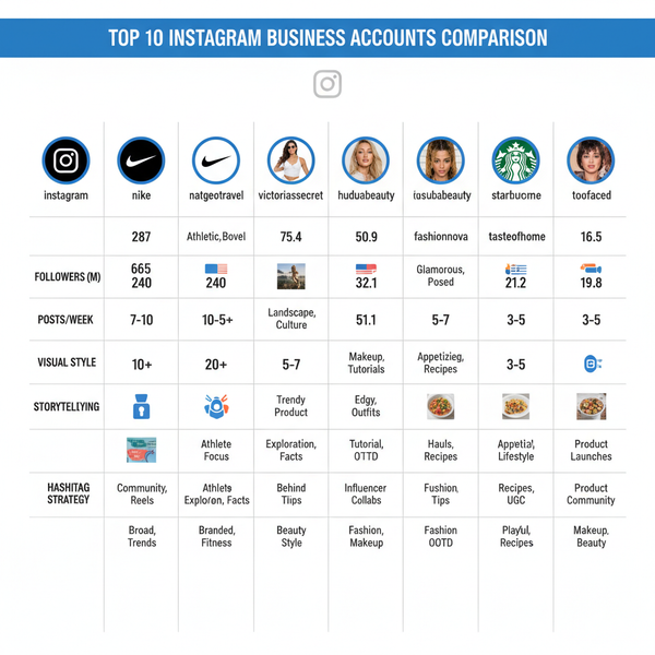 Top 10 Best Instagram Accounts for Business Growth