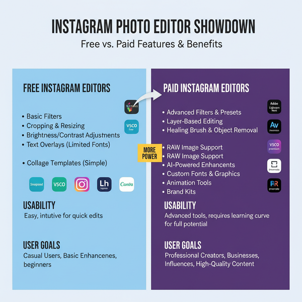 Best Instagram Picture Editor Apps for Stunning Posts