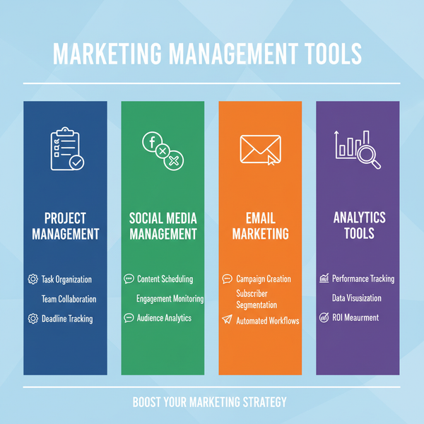 Top Marketing Management Tools to Boost Workflow Efficiency