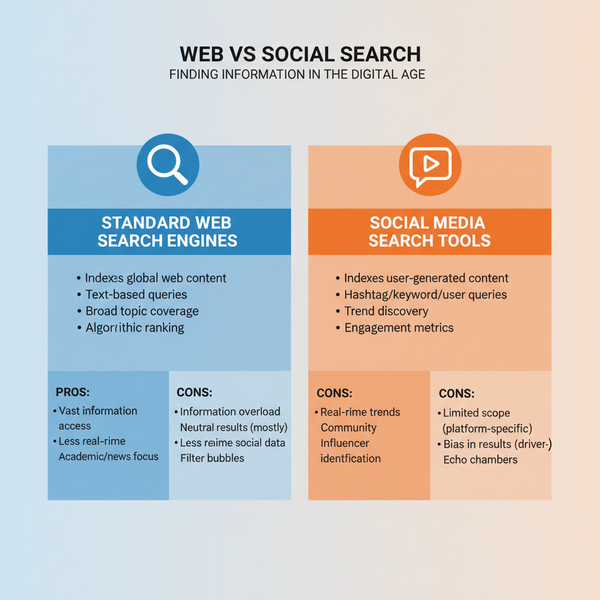Top Search Engines for Social Media Posts and Trends