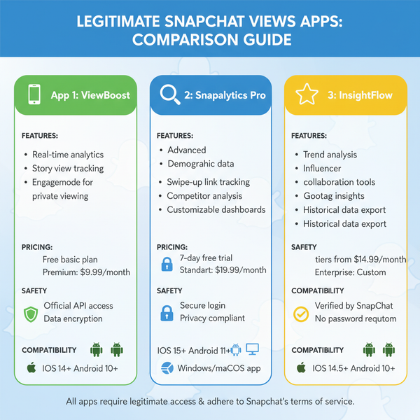 Best Snapchat Views Apps to Increase Story Engagement
